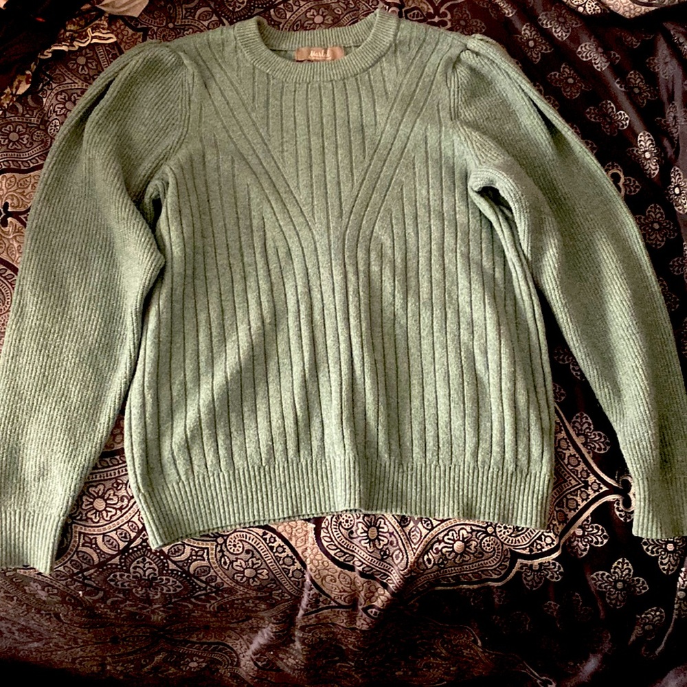 **Cute mint green crew neck sweater:)**